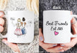 Personalized Best Friend Gift, - of date Friendship Gift,  on  Mug - By Glacelis® - Custom Personalized Gifts for friends, Family & special occasions!