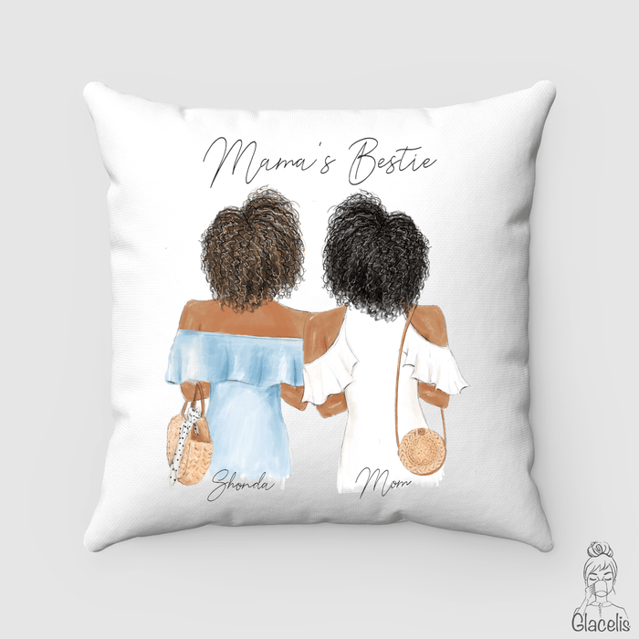 Personalized Besties Pillow