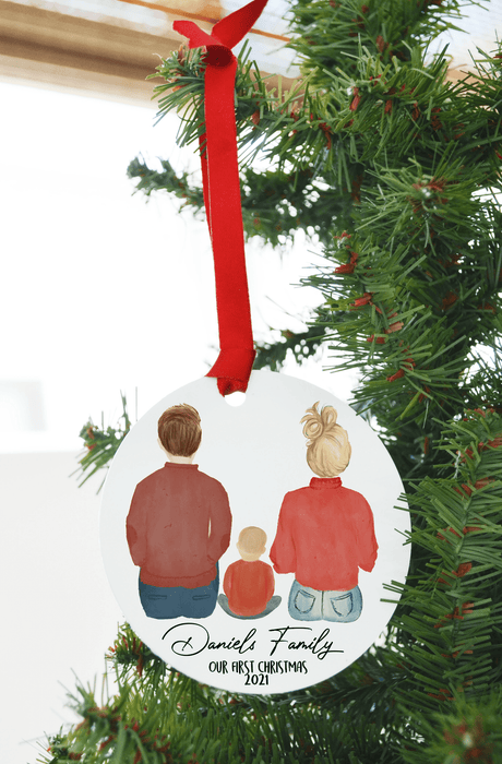 Personalized Family Ornament Christmas