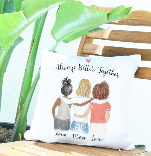 Personalized Best Friends Pillow
