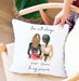 Create an original customizable pillow for your best friend, no matter how much you two grow up, you always stick together and would do anything for the other. Not, really...anything.