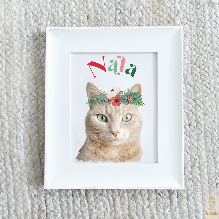 Custom Christmas Pet Portraits