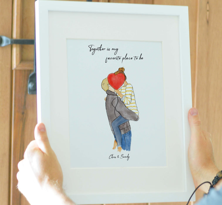 Couples wall art deals