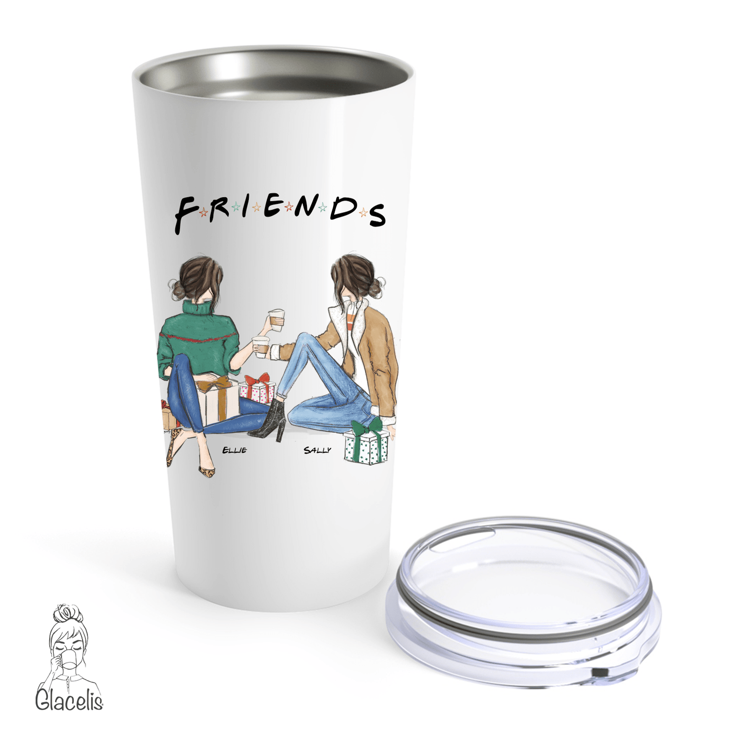 Personalized Friends Travel Mug — Glacelis