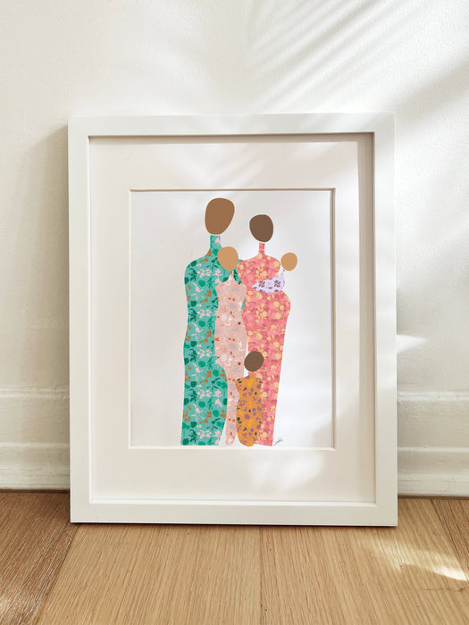 Personalized Abstract Family Wall Art