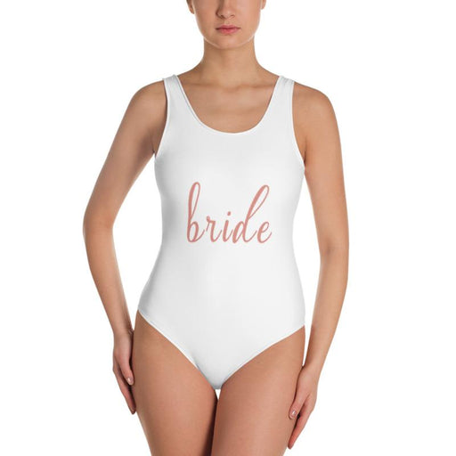 Bride One Piece Swimsuit - Custom Personalized Gifts for friends, Family & special occasions!