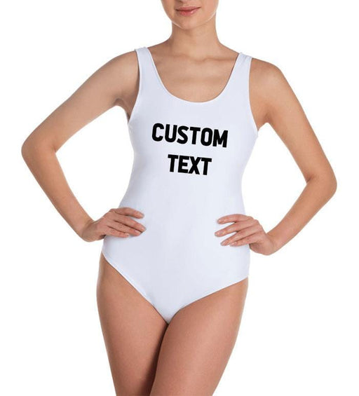 Custom The  Bride One Piece Swimsuit - Custom Personalized Gifts for friends, Family & special occasions!
