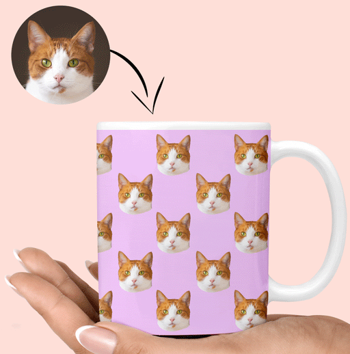 Custom Face Cat Mug