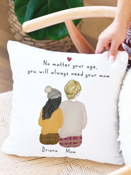 Mother and daughter Pillow
