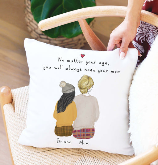 Make this Christmas one that your mom will never forget by gifting her this custom pillow.
