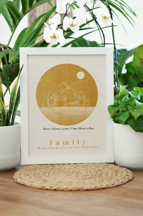 Check our customizable family 252-Piece Puzzle for any occasion