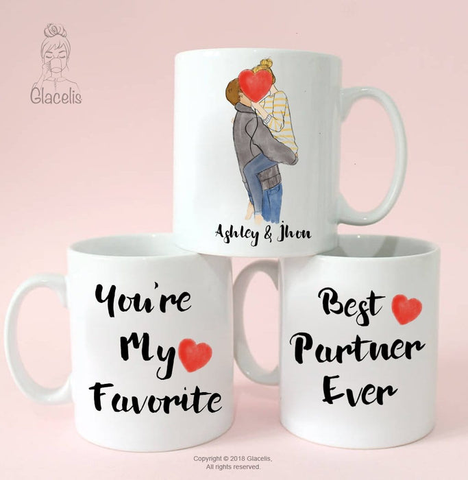 Couple Coffee Mugs, Couple Gift, Girlfriend Gifts, Romantic Gifts for  Boyfriend, Custom Couple Gift,funny Gift for Him, Valentine Couple Mug 