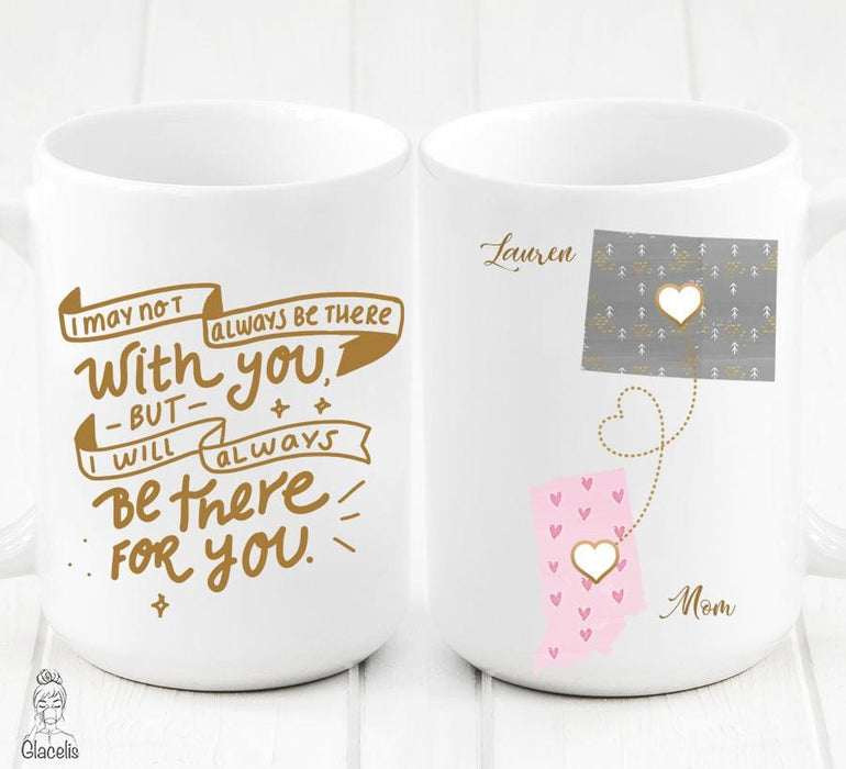 Personalized Long Distance relationship gift ideas for Family and friends Mug