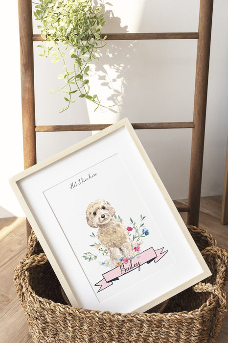 Personalized, Unique, Custom Dog Portrait- special for dog owners and pet lovers Digital
