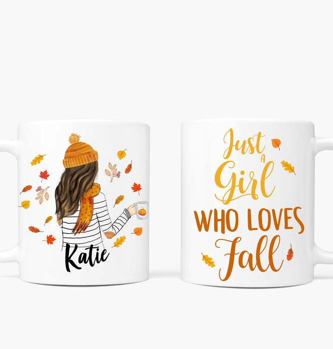 Personalized Girl But First Pumpkin Spice Mug