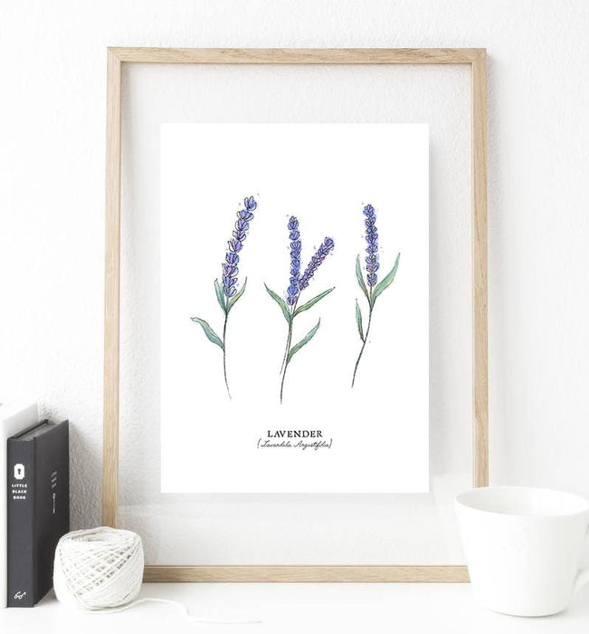 Set of 3 Botanical Print Art - Custom Personalized Gifts for friends, Family & special occasions!