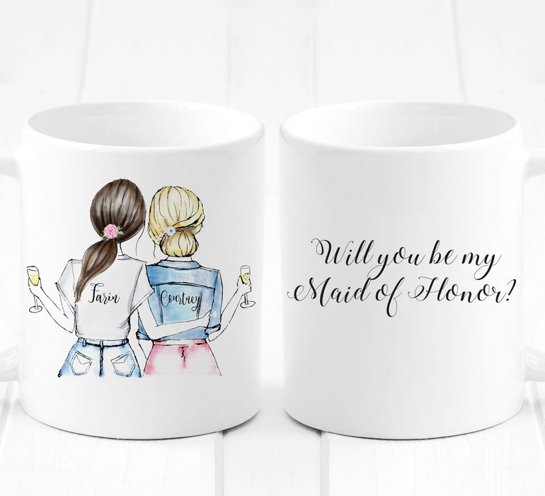 Personalized Will You Be My Maid of Honor? - Custom Personalized Gifts for friends, Family & special occasions!