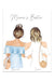 Mama's Bestie Print Art or Mug - this artwork is perfect for the mother or mother figure in your life at Glacelis