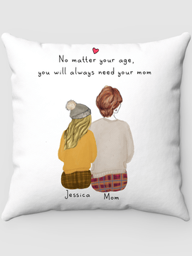 Mother and daughter Pillow
