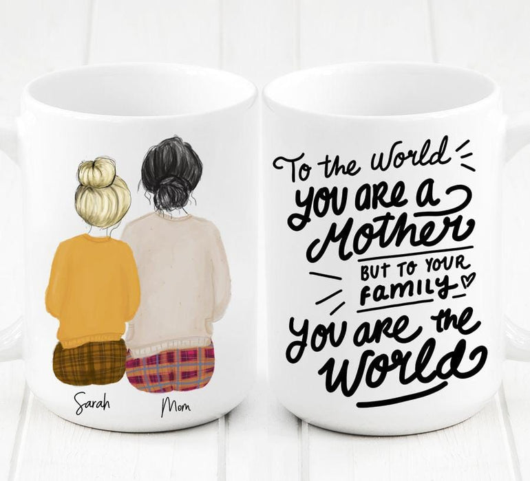 Personalized Daughter and Mom Mug