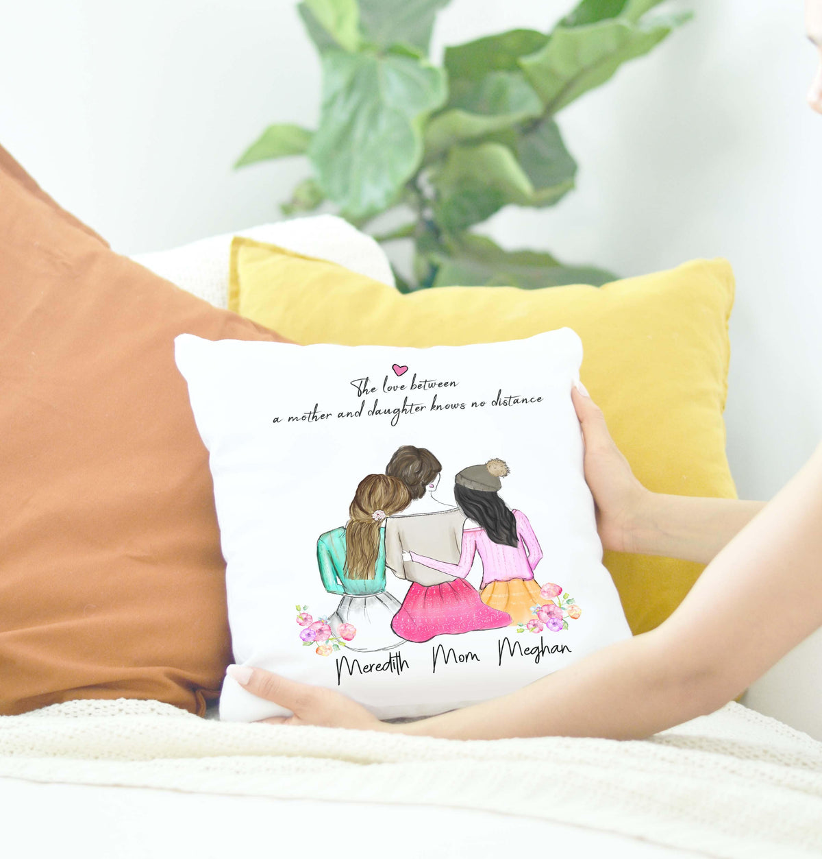 Mom Puzzle Piece Picture Pillow, Mother's Day Pillows, Mom's