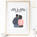 custom mr and mrs print art for love couples at glacelis