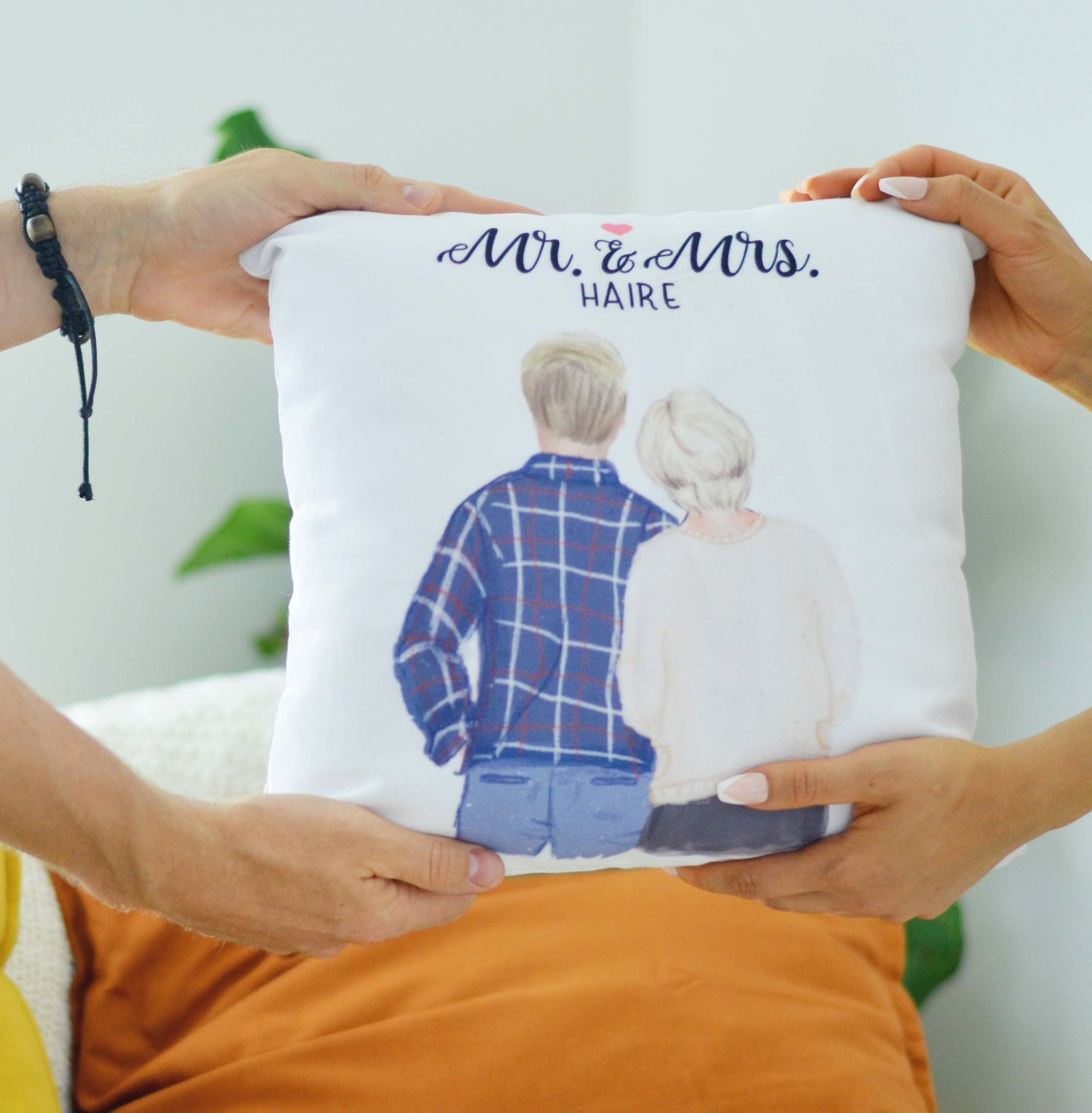 Personalized Anniversary Pillow — Glacelis