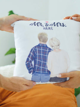 Personalized Anniversary Pillow