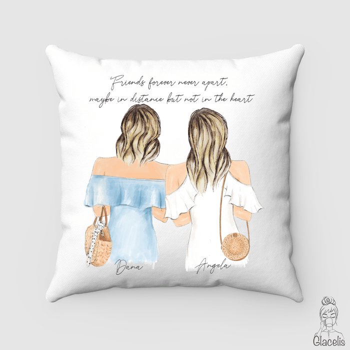 Personalized Besties Pillow