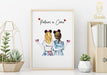 Personalized Partners in Crime  Wall Art - For your favorite BFF, this Partners in Crime Wall Art is perfect to show your bestie how much you love her. Customize this piece to represent you and your best friend to commemorate being partners in crime together. You and your BFF are unlike any other pair, so get the unique gift that matches your friendship together at Glacelis