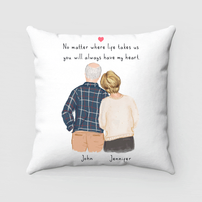 Personalized Anniversary Pillow