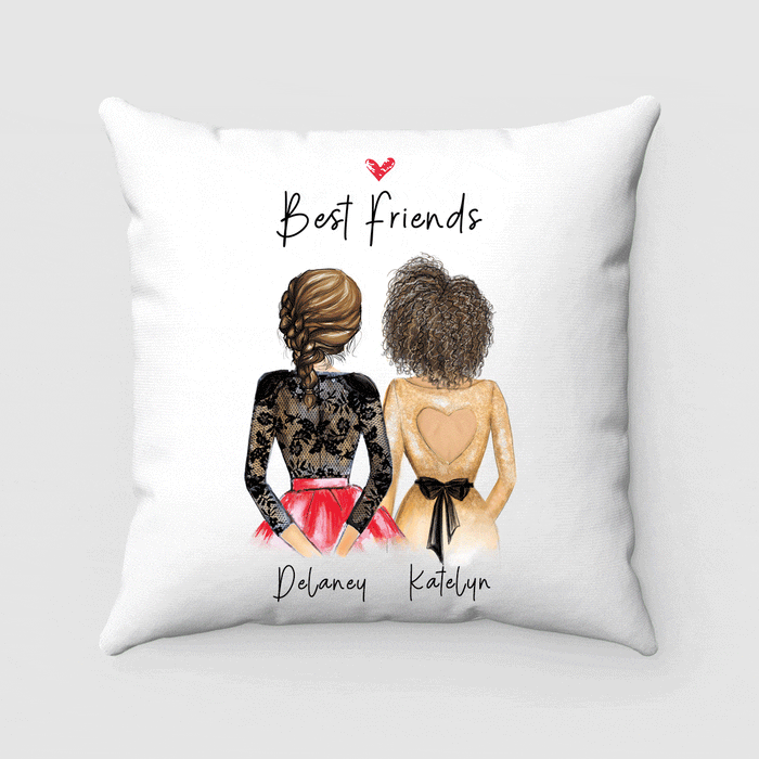 Personalized Best Friend Pillow