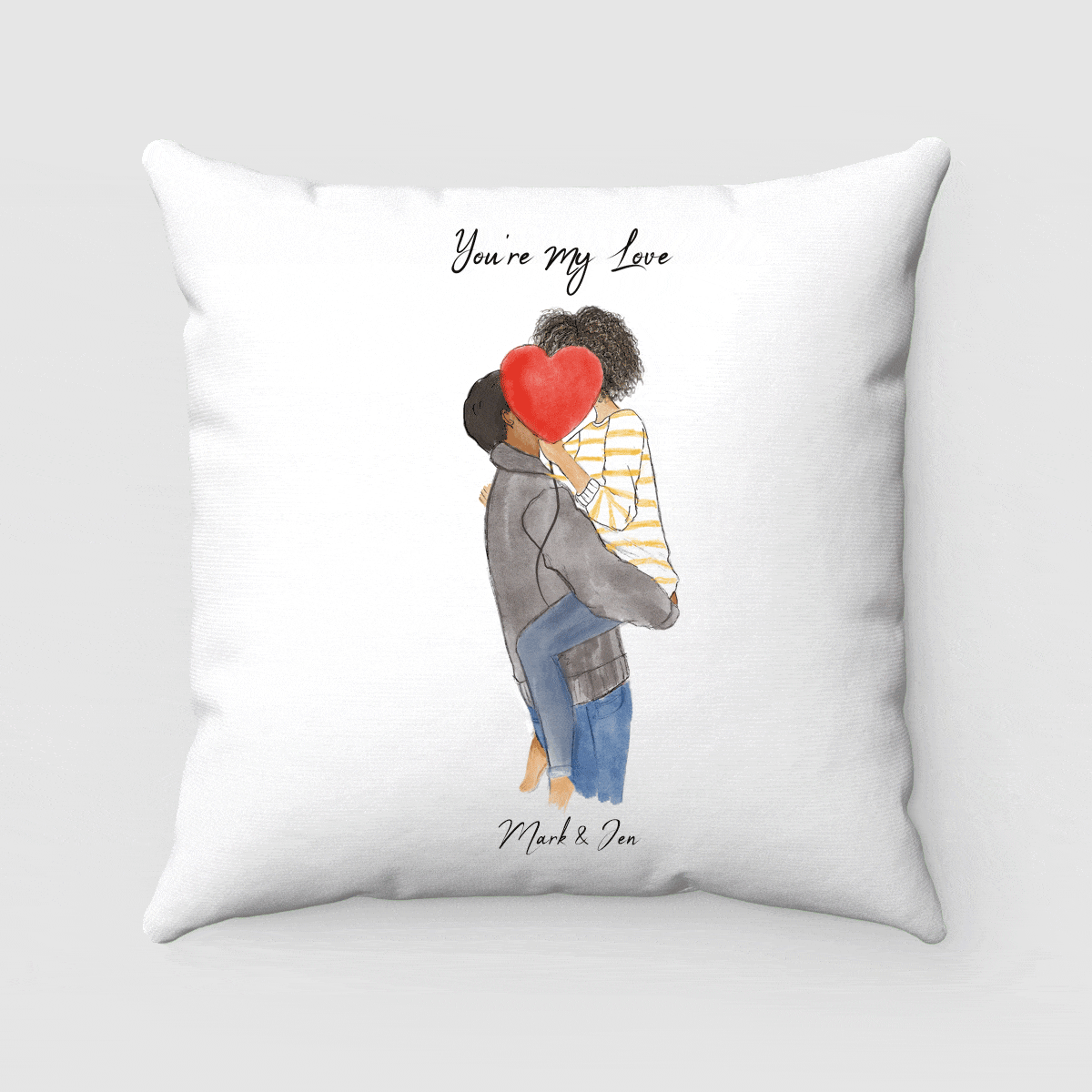 Buy GiftsOnn Personalized Pillow/Cushion, Photo Pillow Valentine  Day,Birthday,Anniversary, mothers's Day, Father's Day,Raakhi (12x12, White)  Online at Low Prices in India - Amazon.in