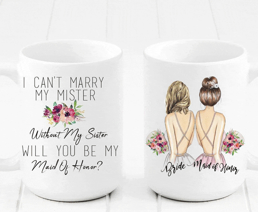 Personalized Maid of Honor Mug / Wedding party gifts