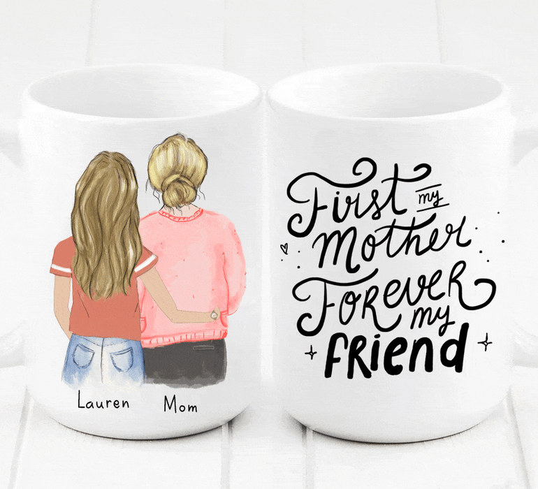 Custom Mother's Day Mug for Girl Mom – SweetTeez LLC