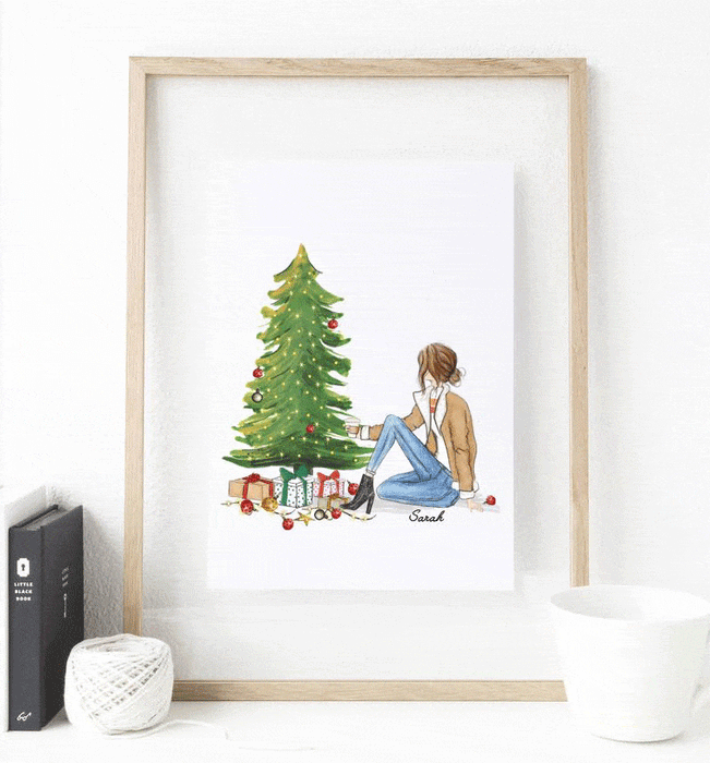 Personalized Unique Yourself Wall Art for Christmas