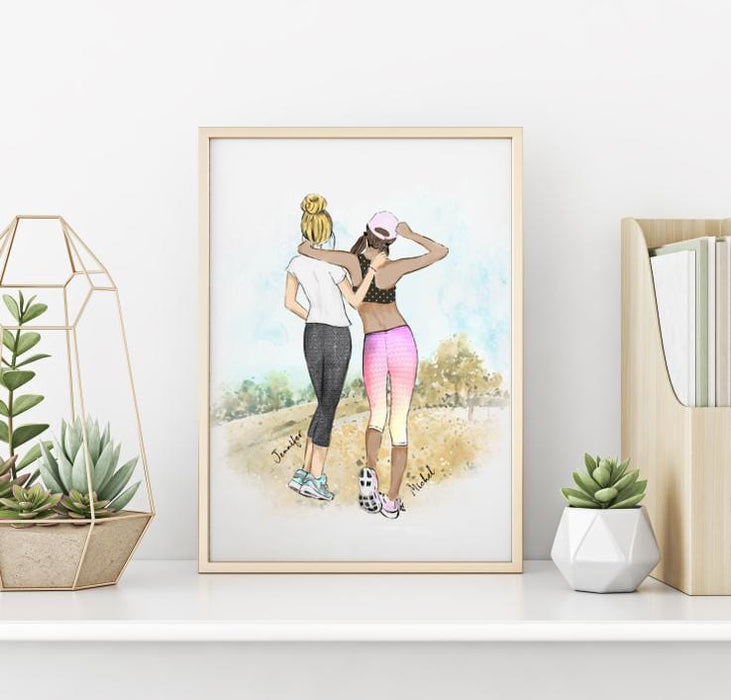 Buy Best Friend Gifts, Photo Keepsake, Custom Print, Personalised Gift for  BFF, Birthday Gift for Friend, Plaque With Stand, Letterbox Gift Online in  India - Etsy
