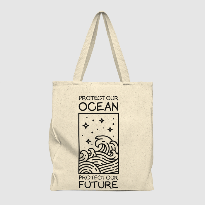 Protect our ocean protect our future Tote Bag