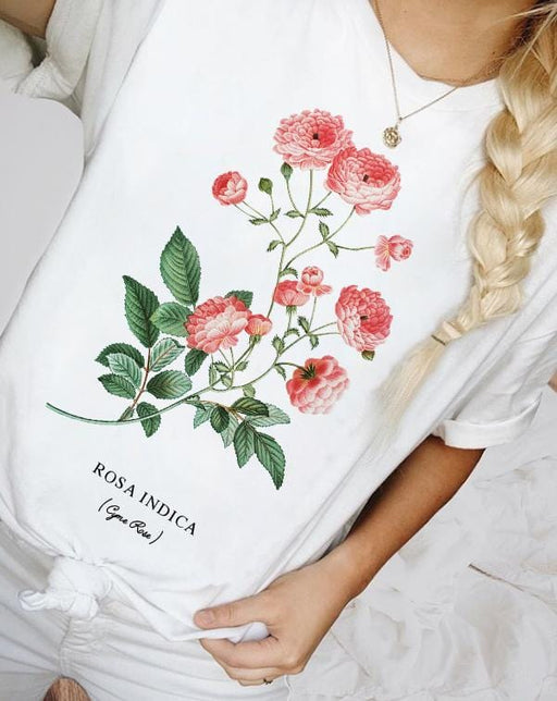 Rosa Indica Tee - Custom Personalized Gifts for friends, Family & special occasions!