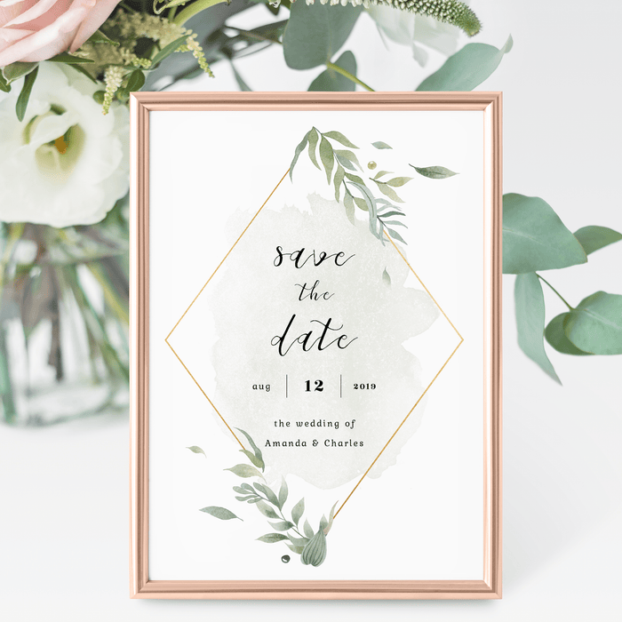 Personalized Wedding Save the Date
