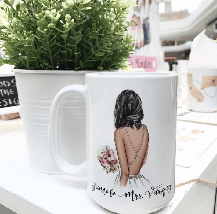 Soon To Be Mrs - Personalized Mrs Coffee Mug - Custom Personalized Gifts for friends, Family & special occasions!