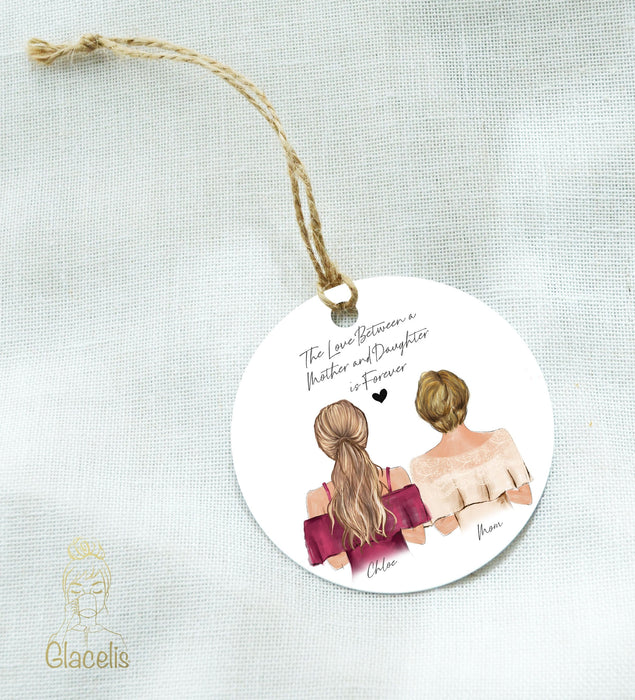Personalized Ornament - Xmas 2021 - Mother and Daughters Forever