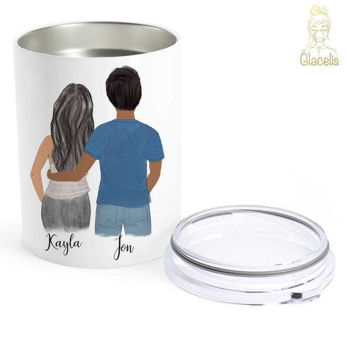 Personalized Couples Fall in Love Mug