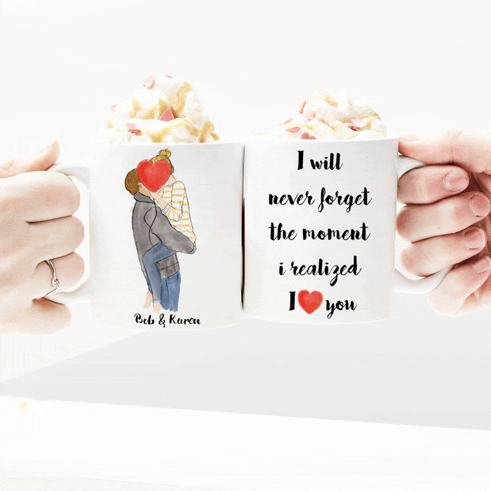 I Promise To Encourage, Personalized Mug, Valentine Gifts For Him, Gif -  PersonalFury
