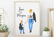 Personalize Mom and Kid Mug and Wall art - Custom Personalized Gifts for friends, Family & special occasions!