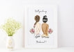 Personalized Wall Art Will you be my Maid of Honor ? - Custom Personalized Gifts for friends, Family & special occasions!