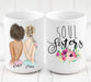 Best Friend Gift - Soul Sisters - Unique Friendship Gift on Mug - By Glacelis® - Custom Personalized Gifts for friends, Family & special occasions!
