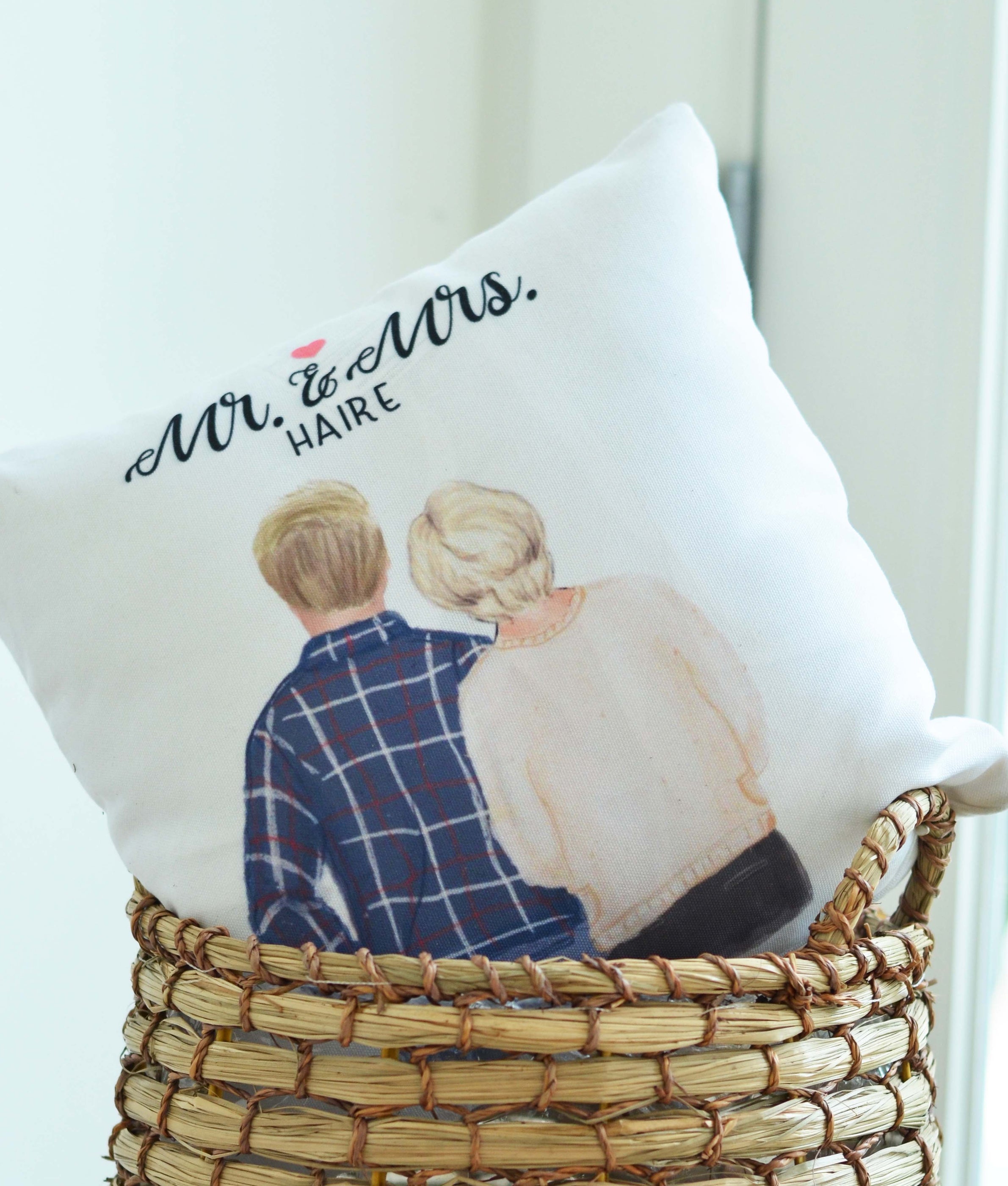 Personalized Anniversary Pillow — Glacelis
