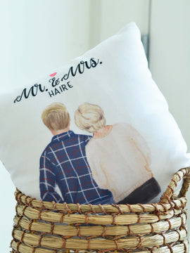 Personalized Anniversary Pillow