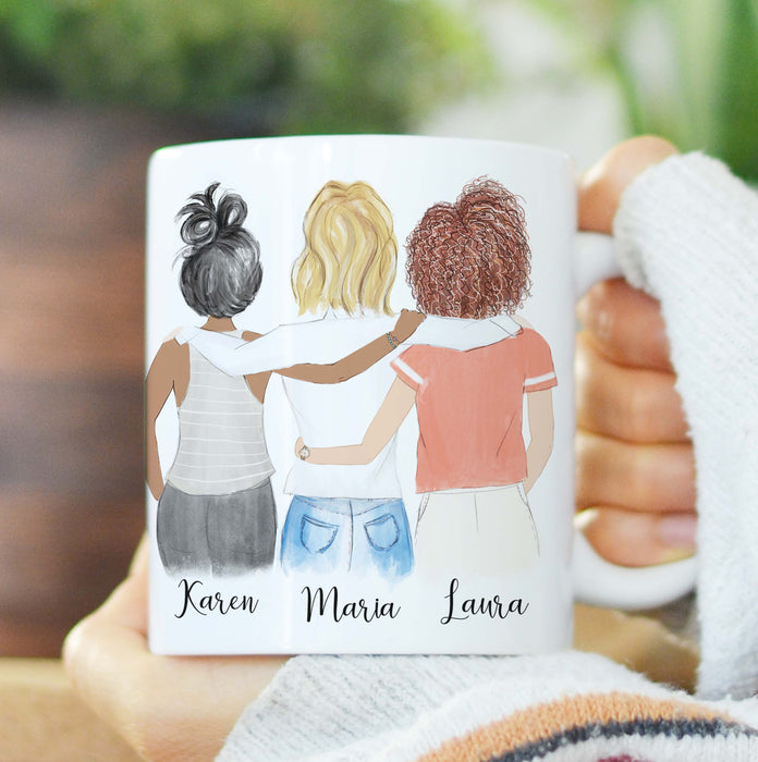 Customize this mug to give your family or friends group the reminder that they are the ultimate besties in your life. Choose a cute quote to be included as a sentimental way to say "I love you".